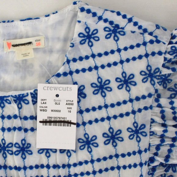 Crewcuts Tiered Eyelet Dress With Ruffle Details - Picture 5 of 5